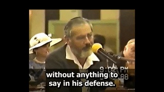 Rabbi Meir Kahane on Automatic death penalty for every Arab terrorist caught 00:00:29